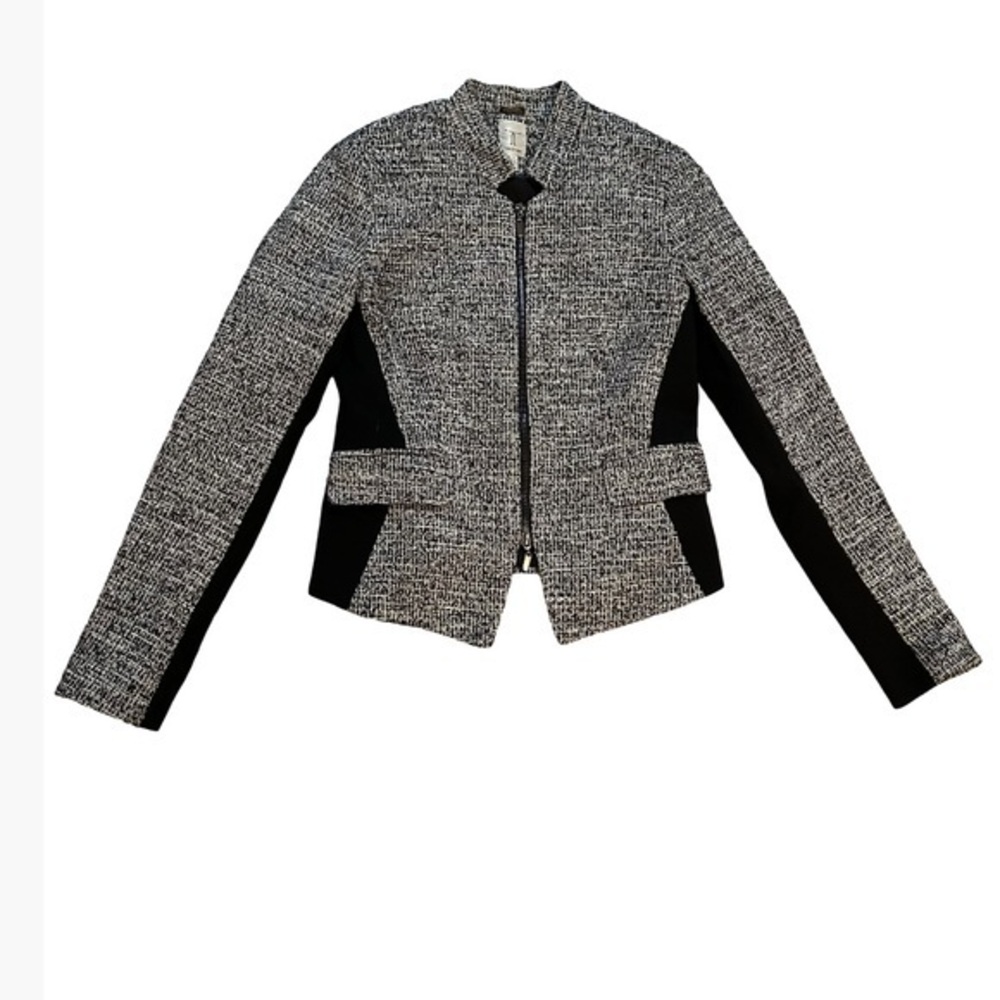 Tristan Black and White Tweed Blazer
